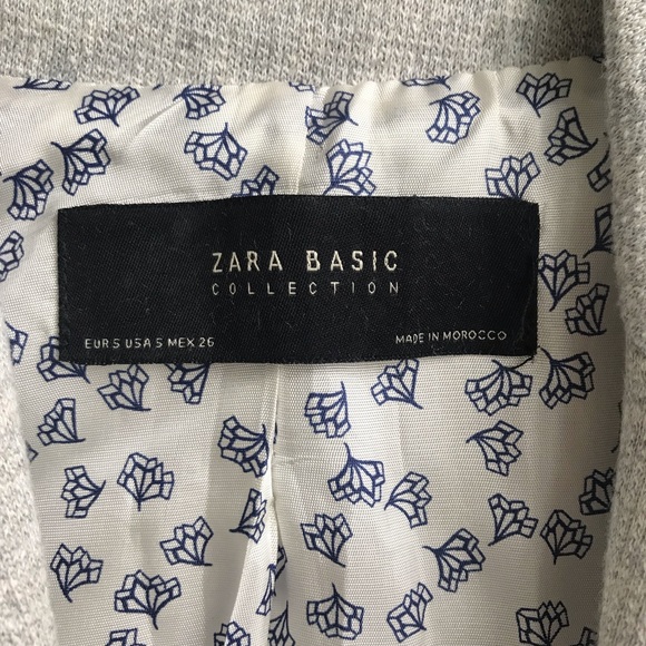 ZARA casual grey blazer with elbow pads - Picture 4 of 4